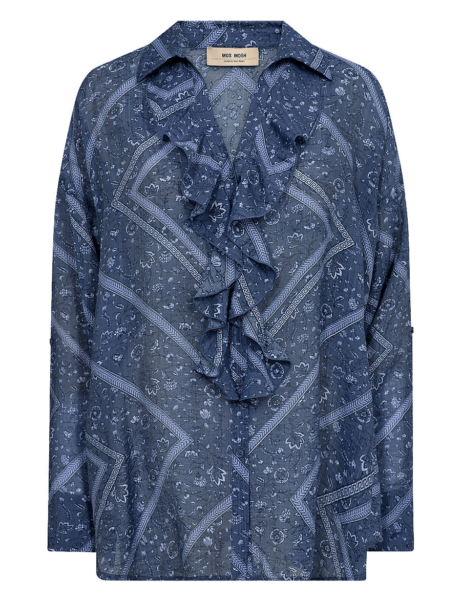 MOS MOSH - MMJelena Boarda Shirt - langermede bluser - spellbound - 0