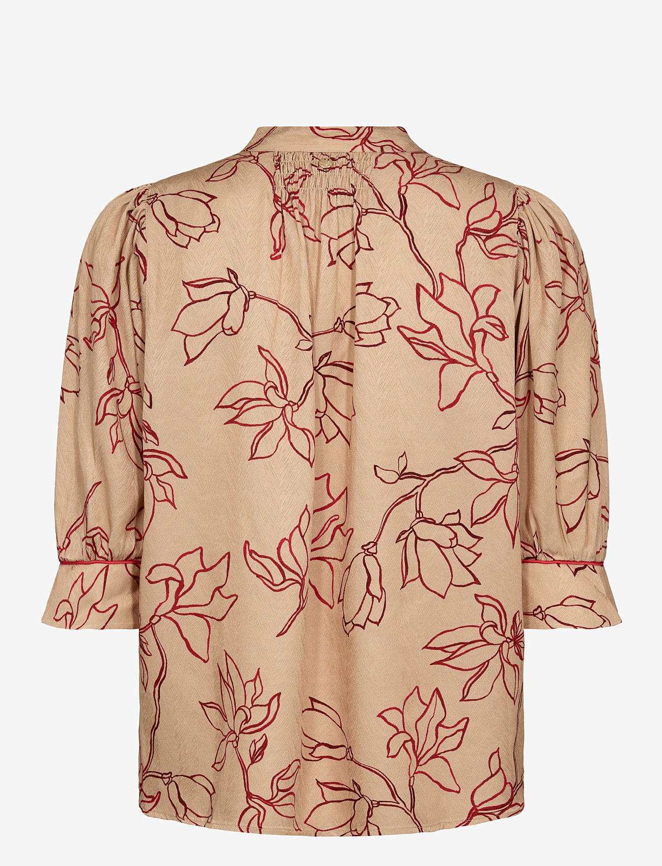 MOS MOSH - MMEleana Leafy Blouse - sesame - 1
