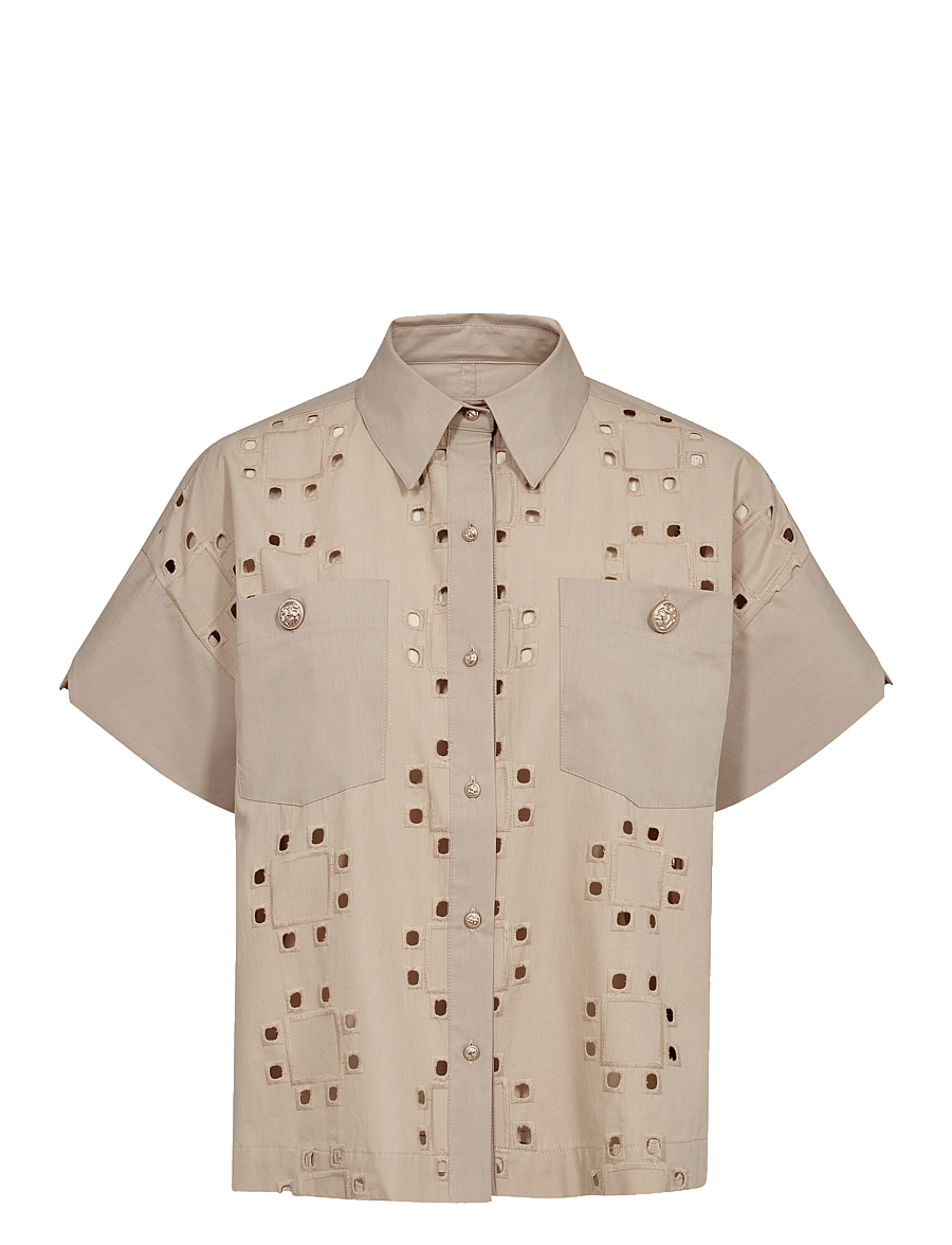 MOS MOSH - MMTazhi Cotny Shirt - feather gray - 0