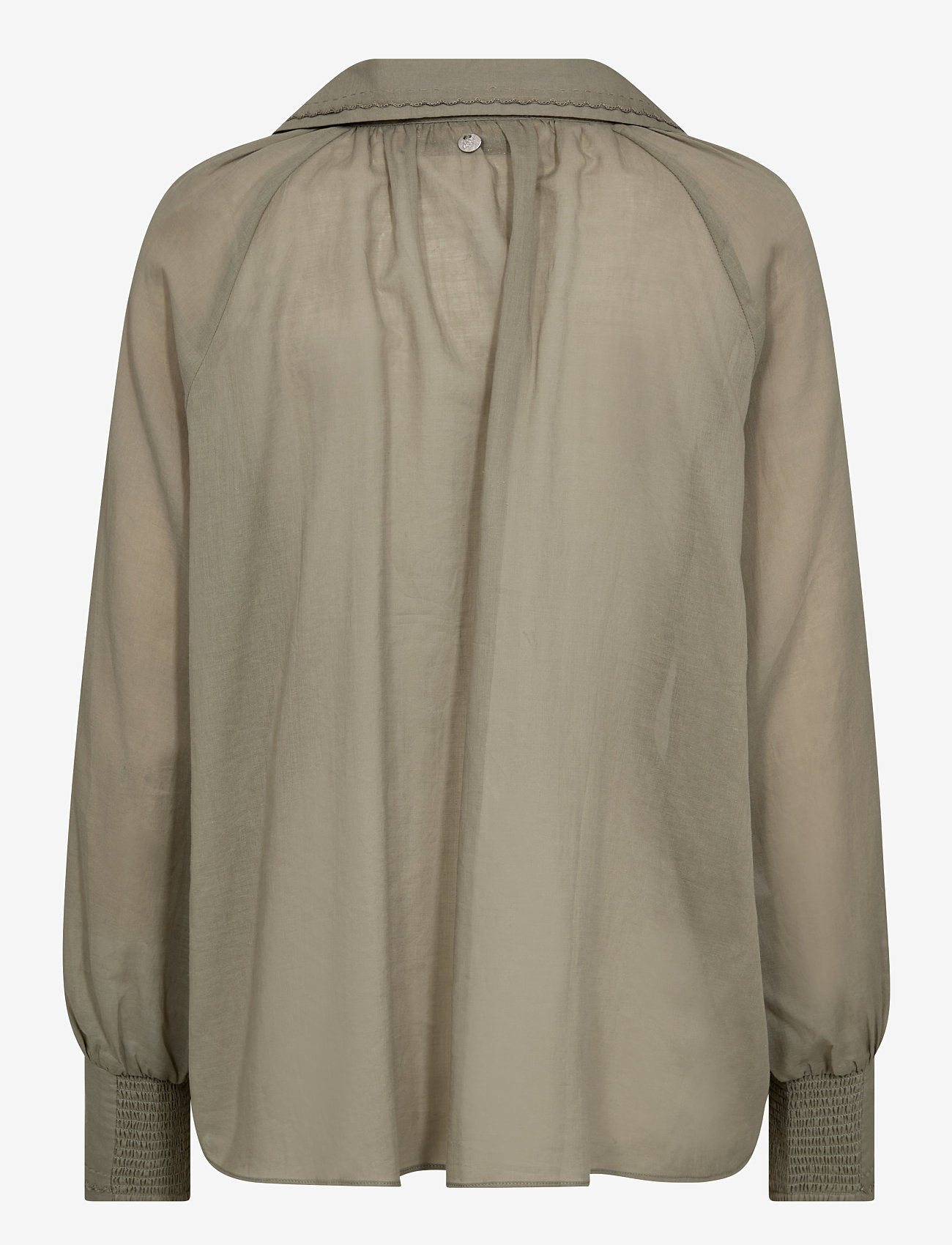 MOS MOSH - MMMarcela Voile Shirt - langärmlige hemden - shadow - 1