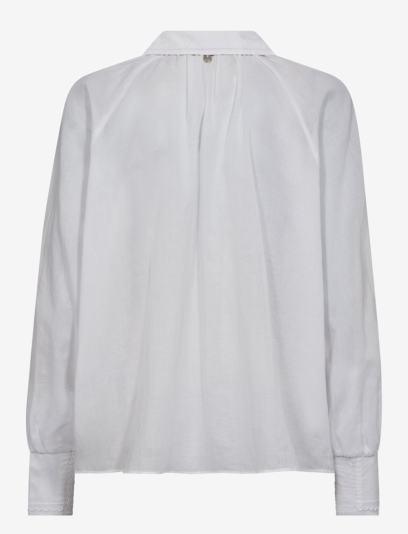 MOS MOSH - MMMarcela Voile Shirt - langärmlige hemden - white - 1