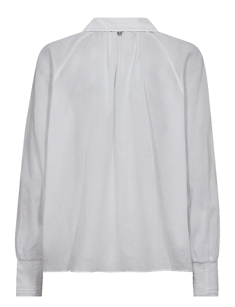 MOS MOSH - MMMarcela Voile Shirt - langärmlige hemden - white - 1