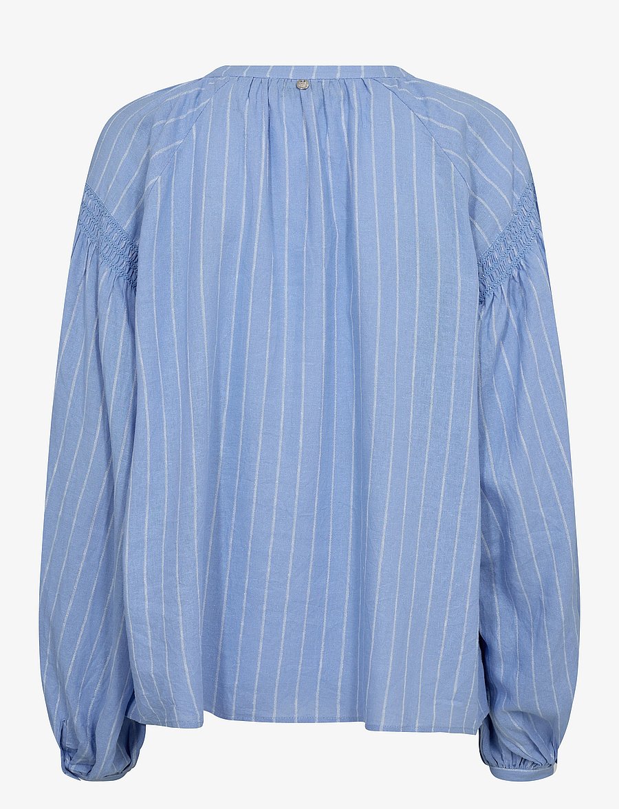MOS MOSH - MMSafi Blouse - palaidinės ilgomis rankovėmis - hydrangea - 1