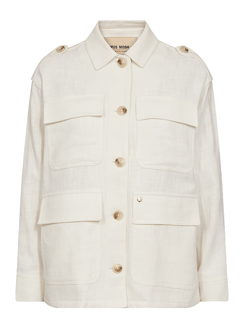 MOS MOSH - MMAlfea Ramie Jacket - sügisjakid - ecru - 0