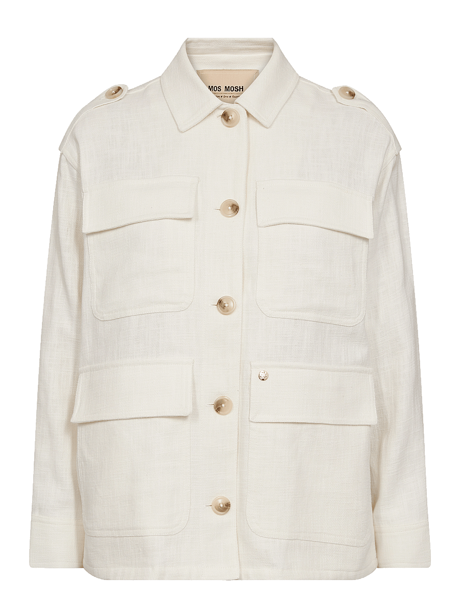 MOS MOSH - MMAlfea Ramie Jacket - ecru - 0