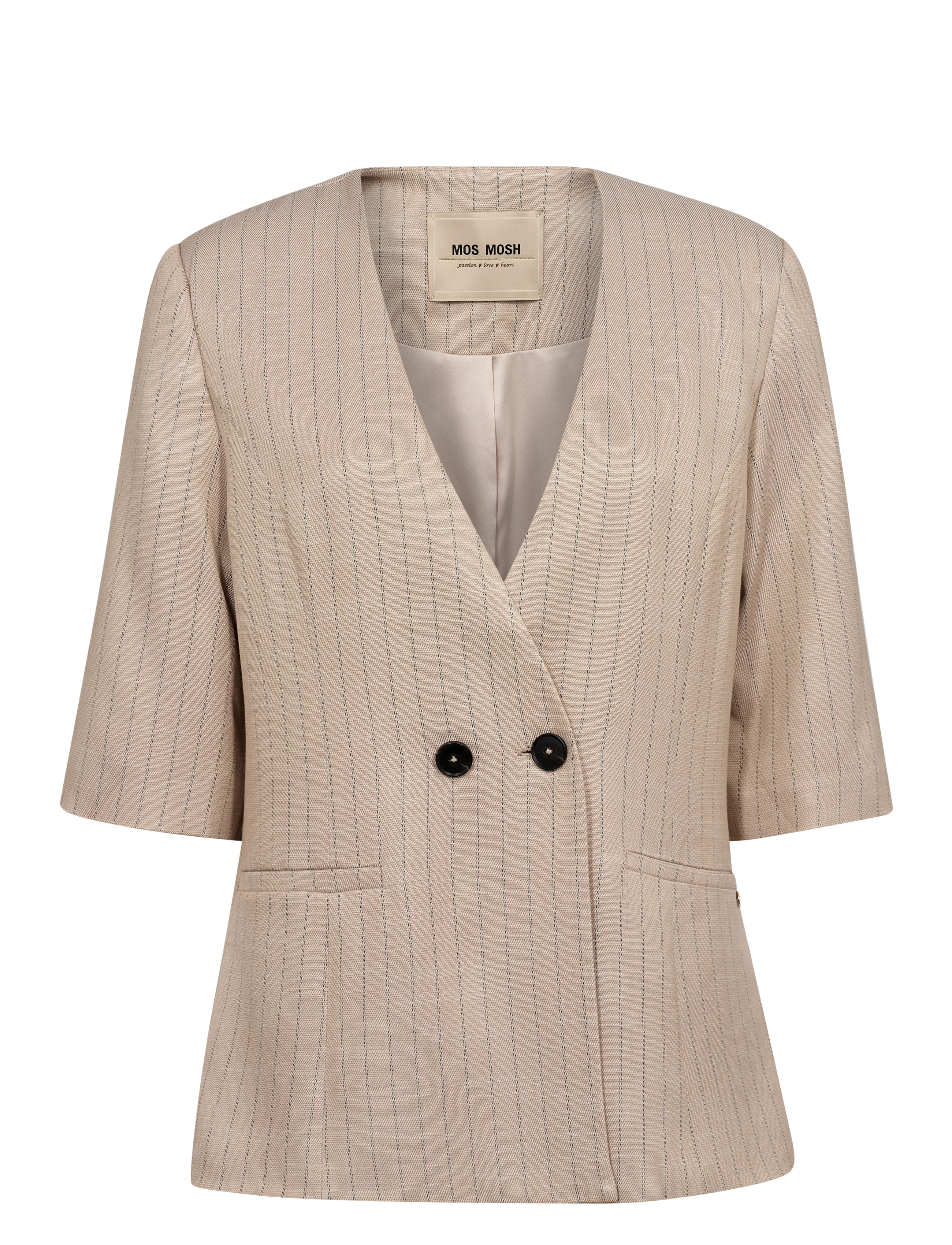 MOS MOSH Mmcarli Inah Blazer Beige - 36 - Damen