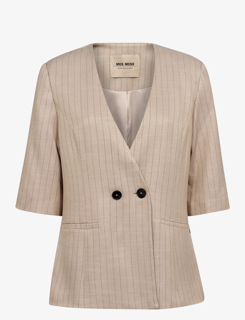 MOS MOSH - MMCarli Inah Blazer - einreihige blazer - sesame - 0