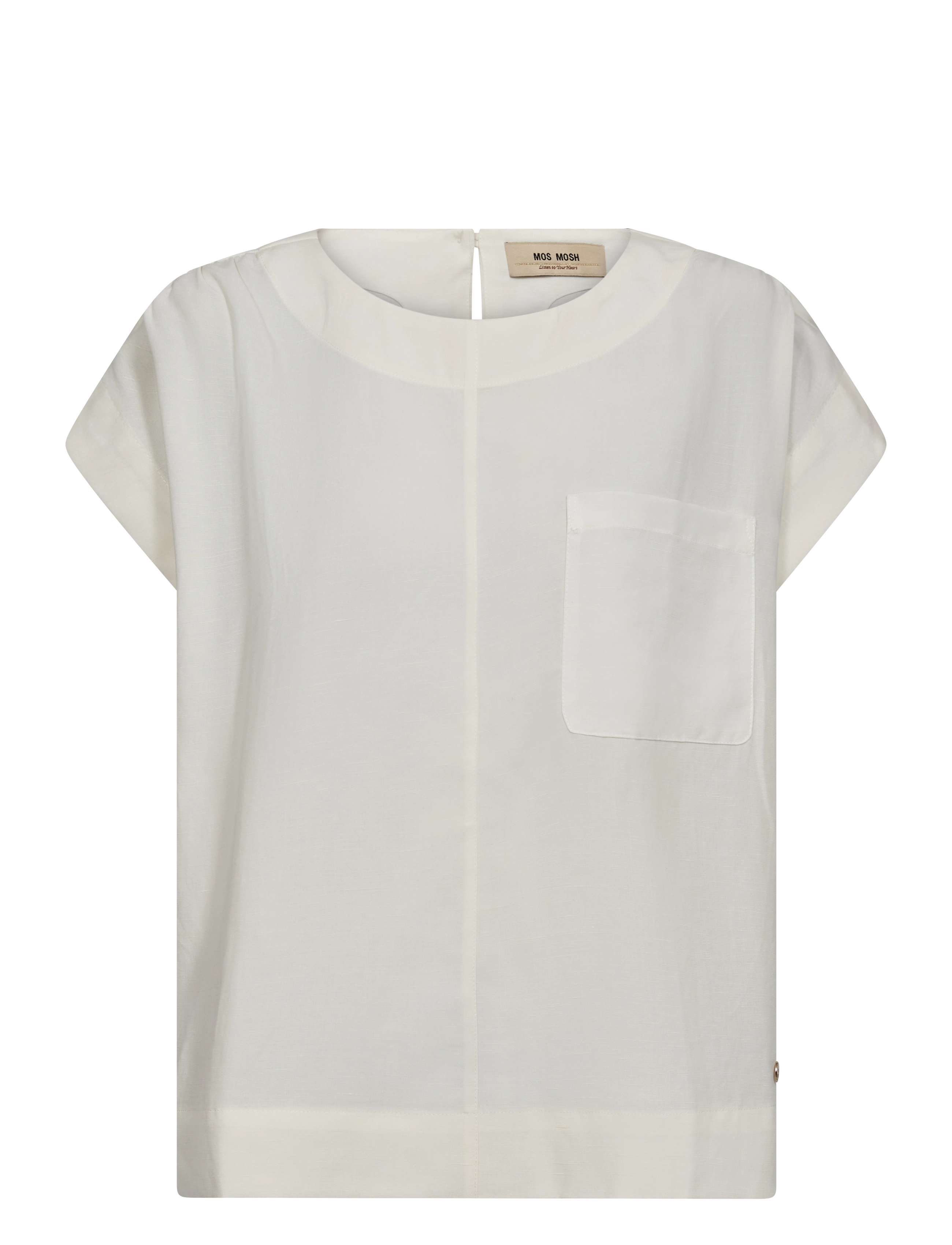 MOS MOSH Mmelena Alexis Bluse Weiß - 34 - Damen