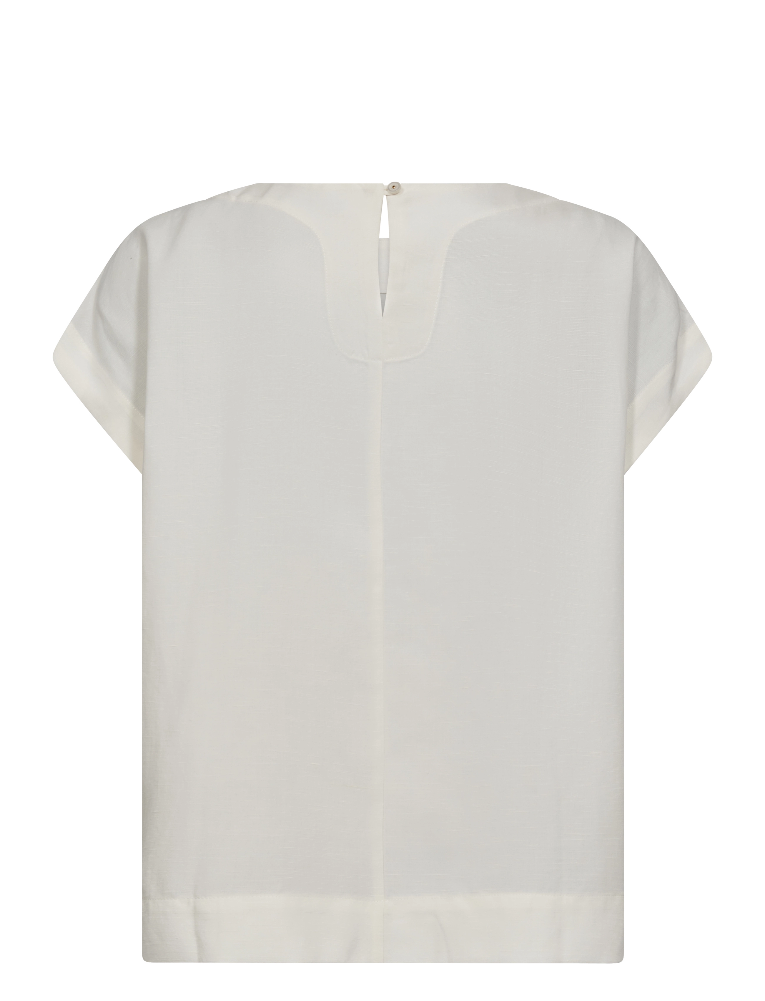 MOS MOSH - MMElena Alexis Blouse - short-sleeved blouses - ecru - 1