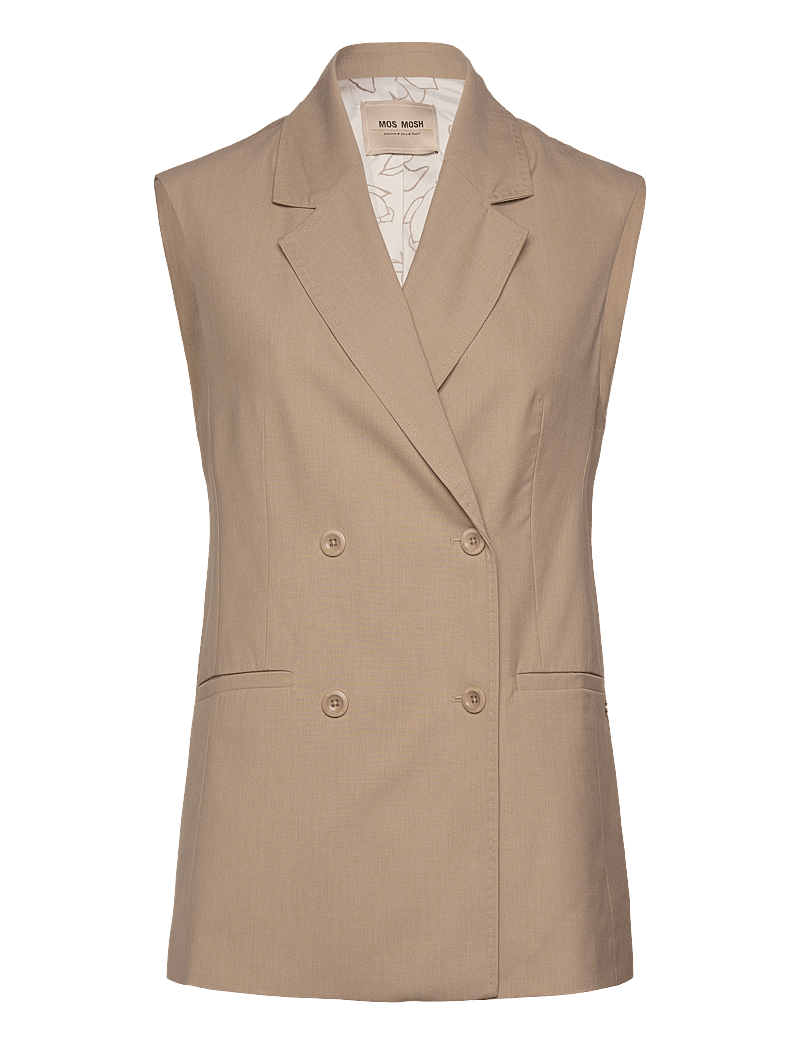 MOS MOSH - MMPhiline Roy Vest - westen - sesame - 0