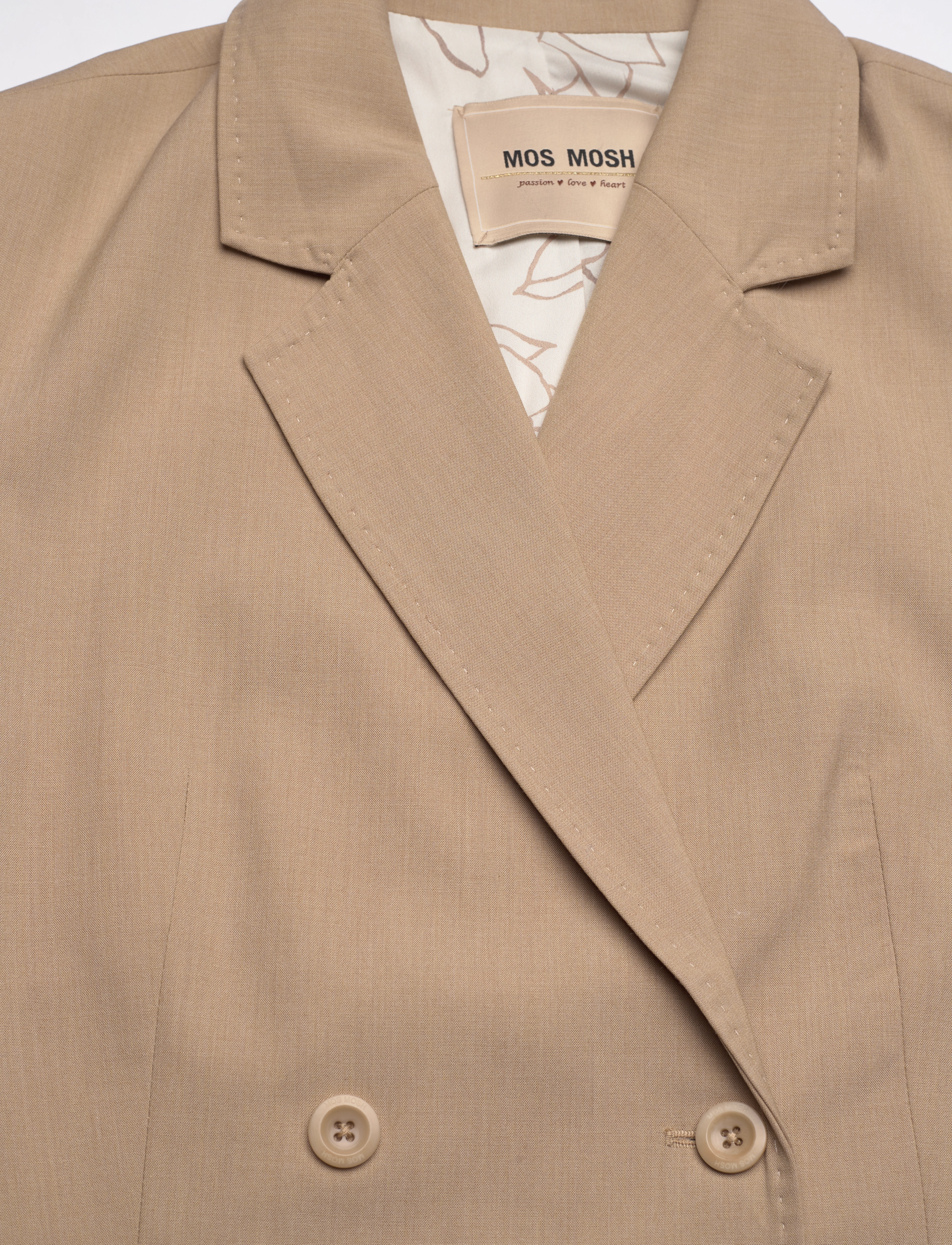 MOS MOSH - MMPhiline Roy Vest - uzvalka vestes - sesame - 2