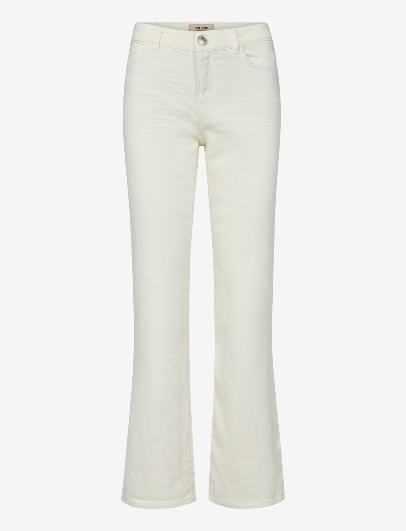 MOS MOSH - MMCecilia Magic Pant - alt eriti laia säärega teksad - white - 0