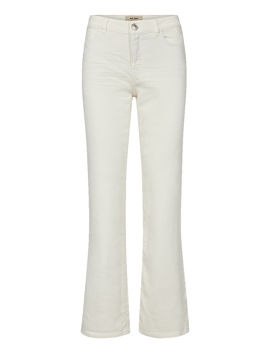 MOS MOSH - MMCecilia Magic Pant - schlaghosen - white - 0
