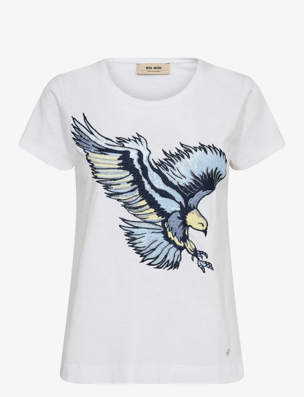 MOS MOSH - MMRem O-SS Eagle Tee - t-shirts - white - 0