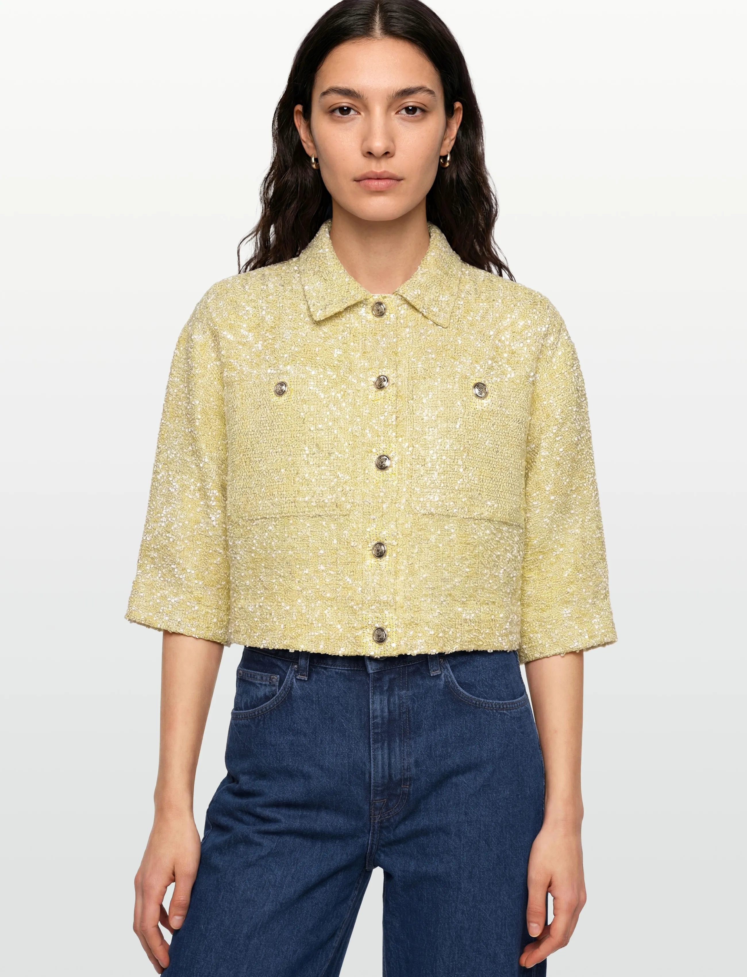 MOS MOSH - MMPenn Mino Jacket - boucles - french vanilla - 3