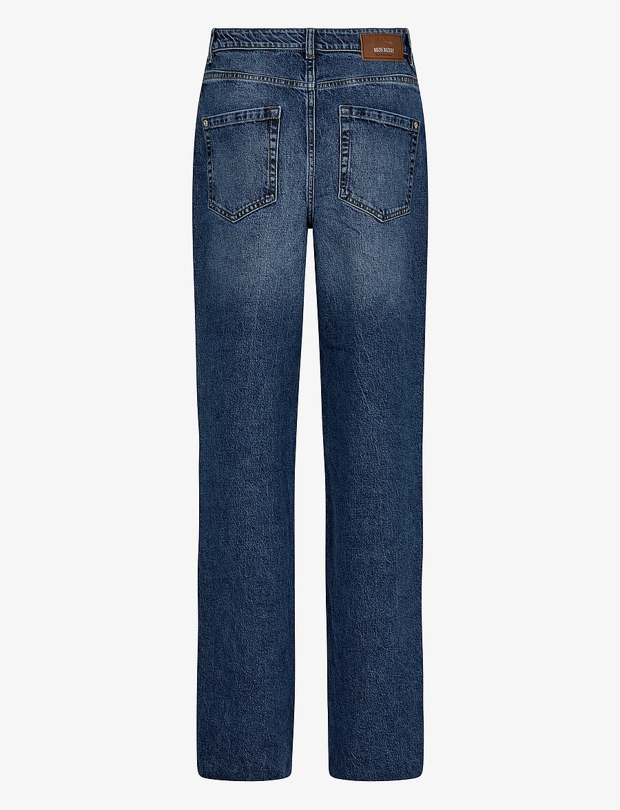 MOS MOSH - MMRelee Chrome Jeans - gerade jeans - mid blue - 1