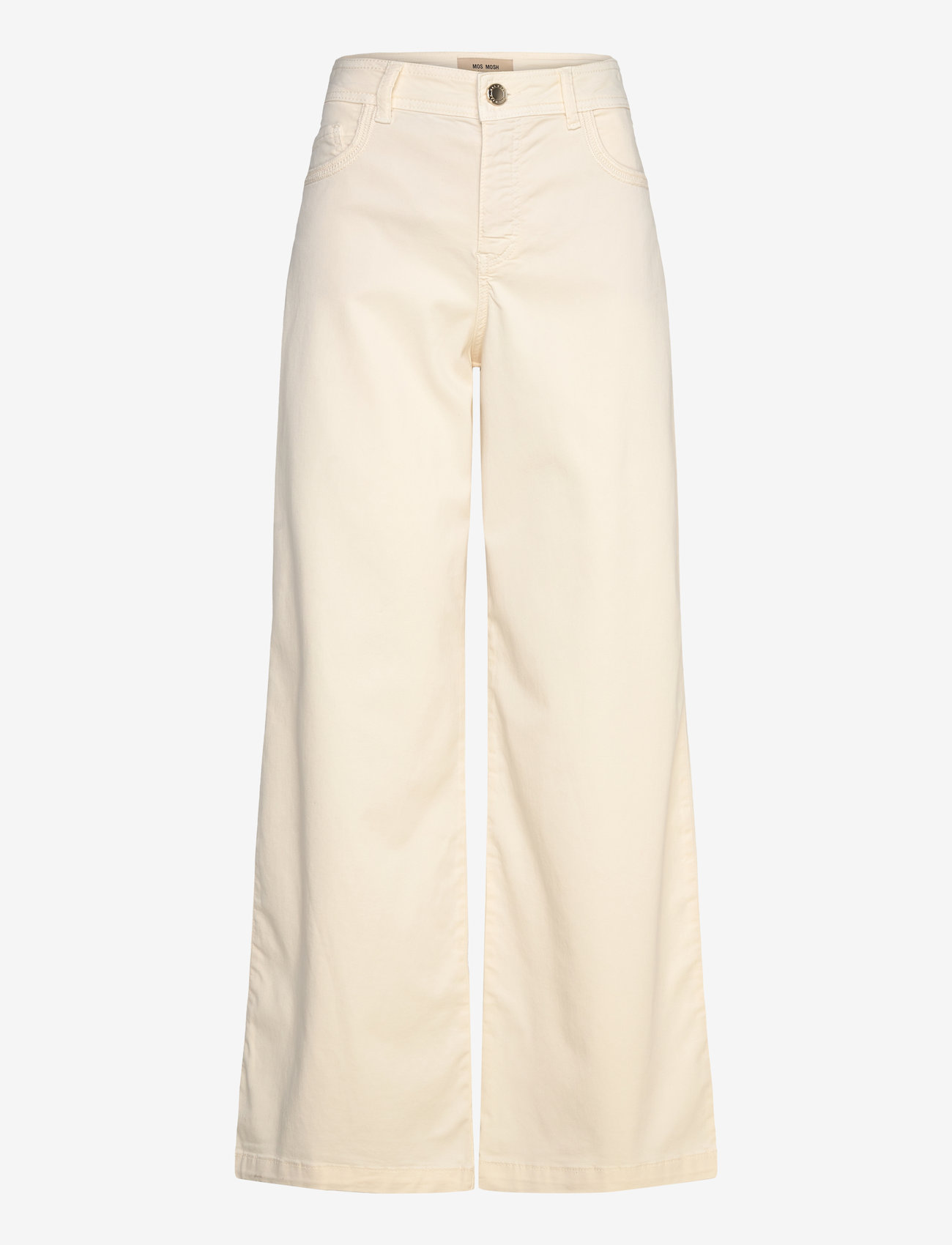 MOS MOSH - MMDara Treasure Pant - hosen mit weitem bein - ecru - 0
