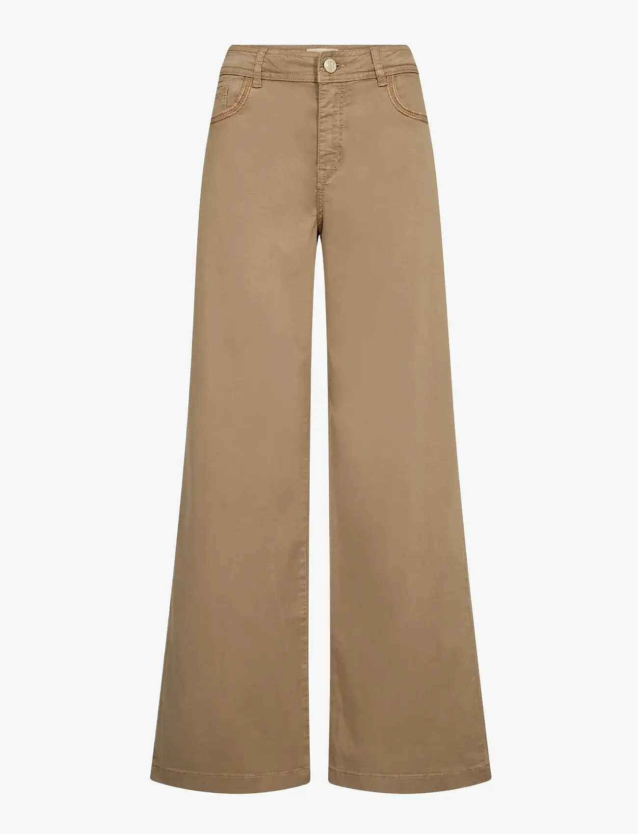 MOS MOSH - MMDara Treasure Pant - brede jeans - petrified oak - 1