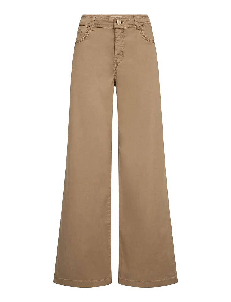 MOS MOSH - MMDara Treasure Pant - hosen mit weitem bein - petrified oak - 1