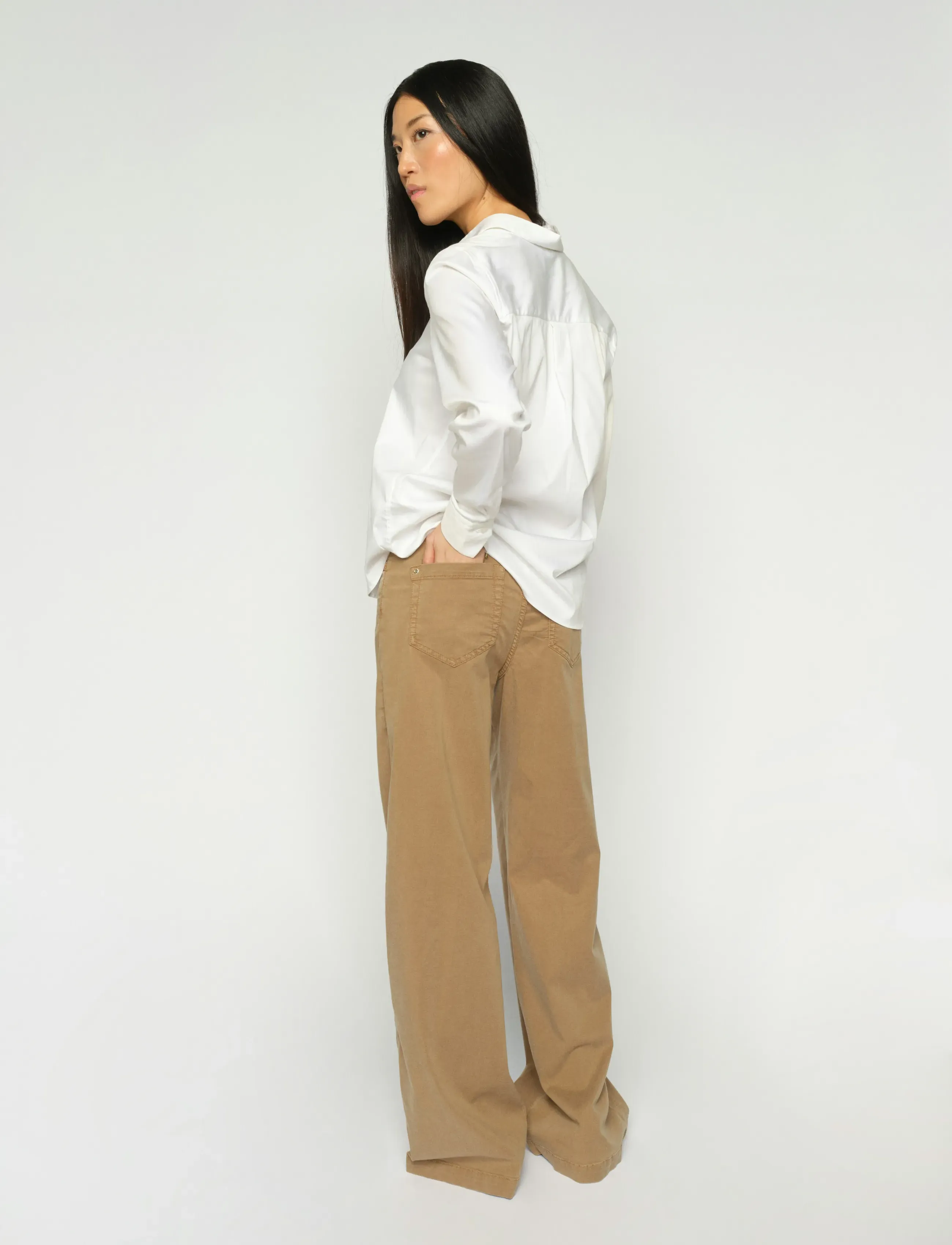 MOS MOSH - MMDara Treasure Pant - hosen mit weitem bein - petrified oak - 4