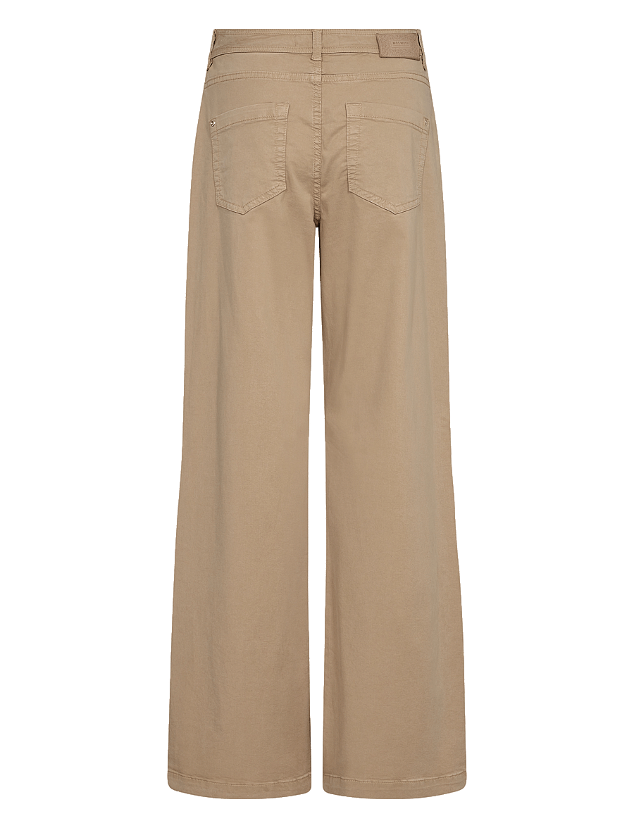 MOS MOSH - MMDara Treasure Pant - laia säärega teksad - sesame - 1