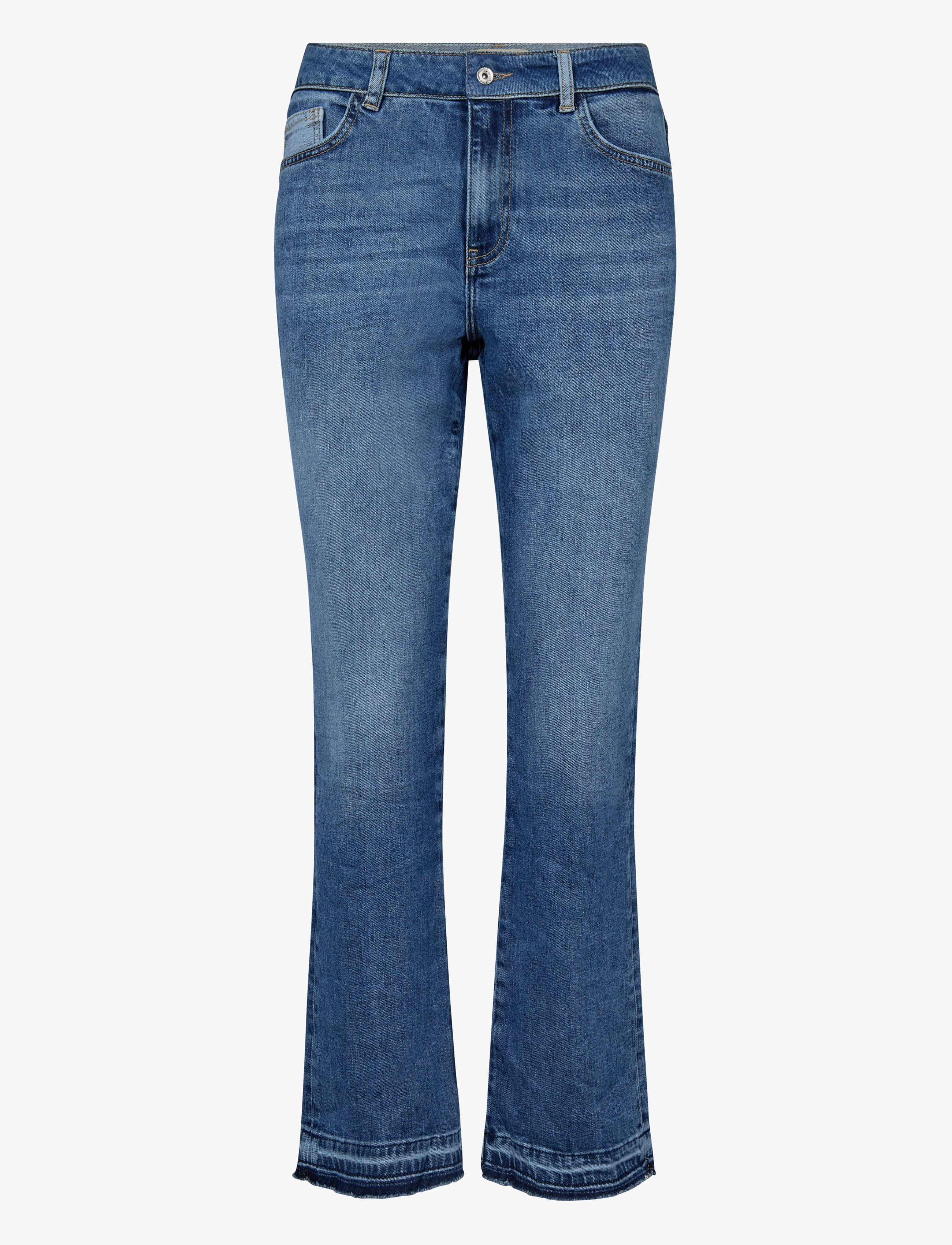MOS MOSH - MMEverest Joren Jeans - Útvíðar gallabuxur - mid blue - 0