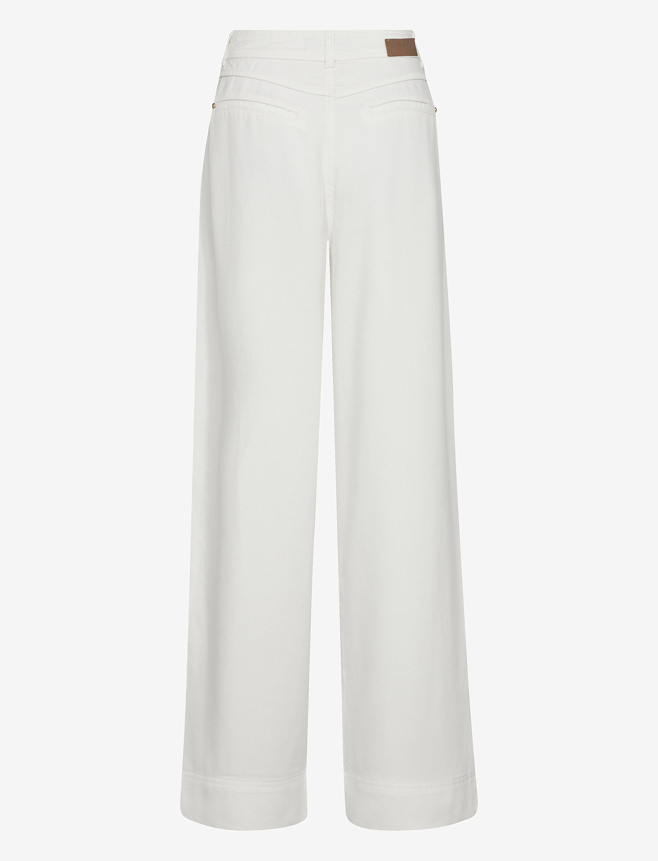 MOS MOSH - MMSoey Beaumont Pant - bukser med brede ben - ecru - 1