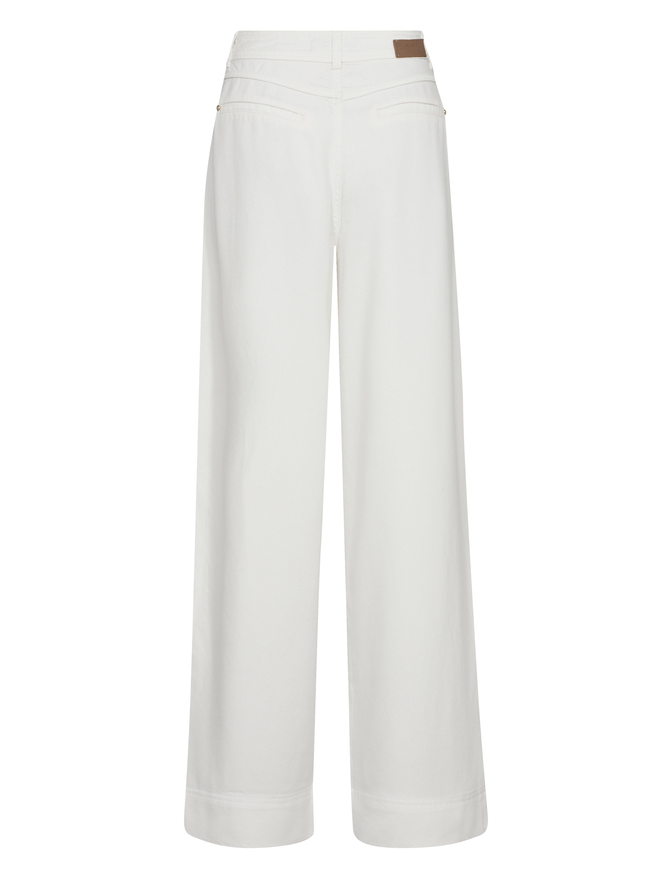 MOS MOSH - MMSoey Beaumont Pant - bukser med brede ben - ecru - 1
