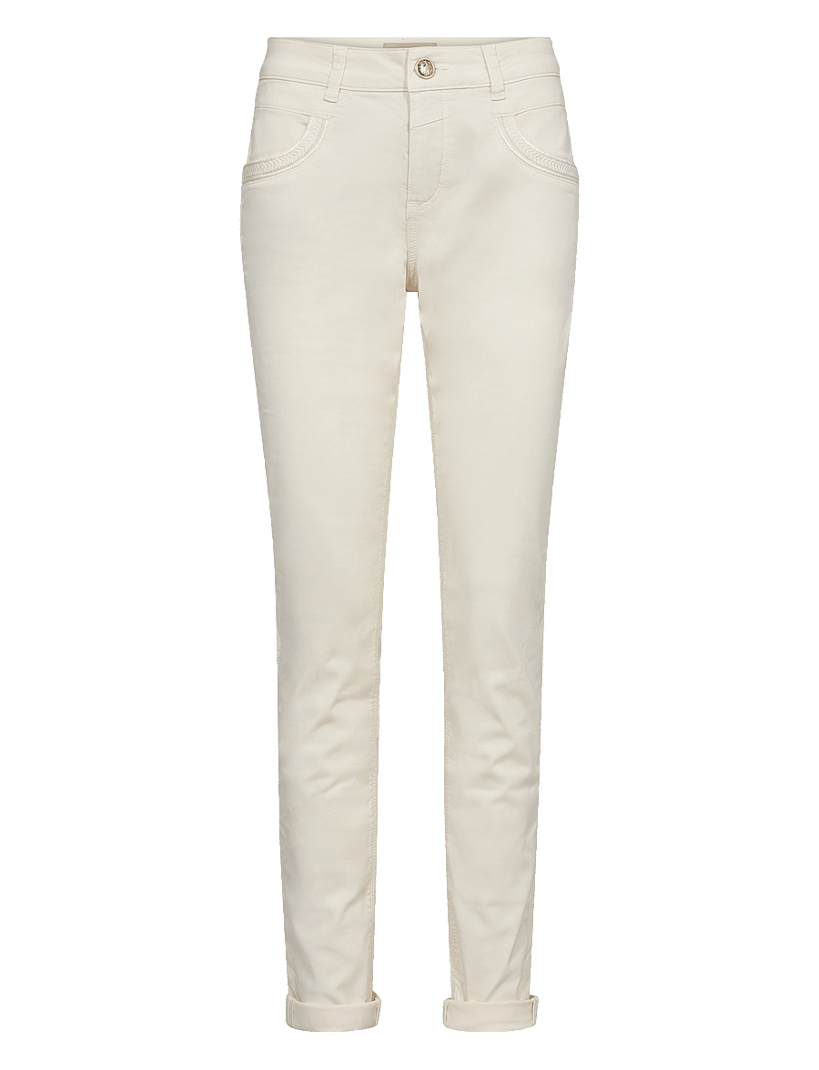 MOS MOSH - MMNaomi Treasure Pant - slim-fit-jeans - ecru - 0