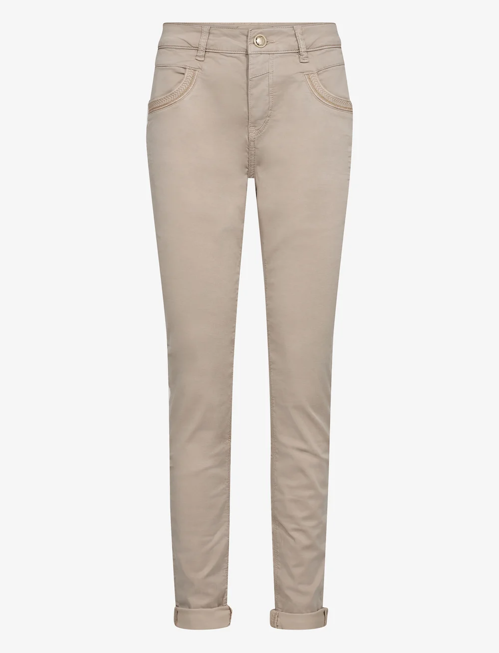 MOS MOSH - MMNaomi Treasure Pant - aptempti džinsai - feather gray - 0