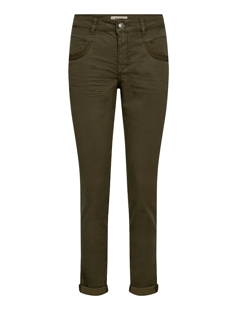 MOS MOSH - MMNaomi Treasure Pant - slim jeans - olive night - 0