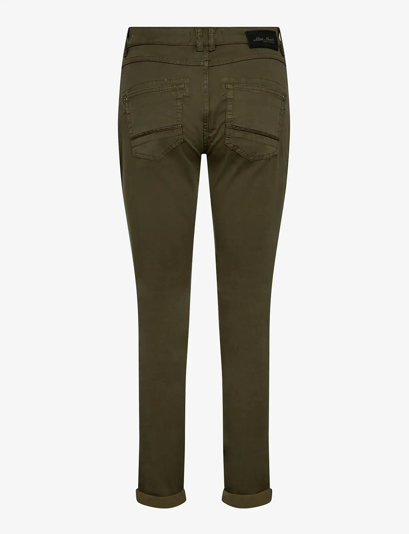 MOS MOSH - MMNaomi Treasure Pant - kitsad teksad - olive night - 1