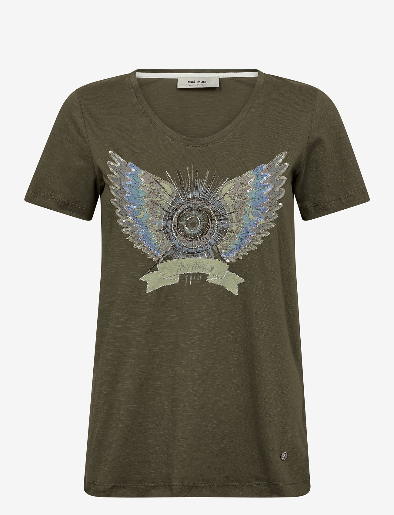 MOS MOSH - MMGethi Deco Tee - t-särgid - sea turtle - 0