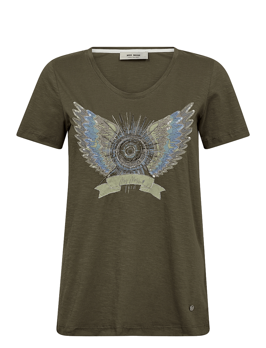 MOS MOSH - MMGethi Deco Tee - t-shirts - sea turtle - 0