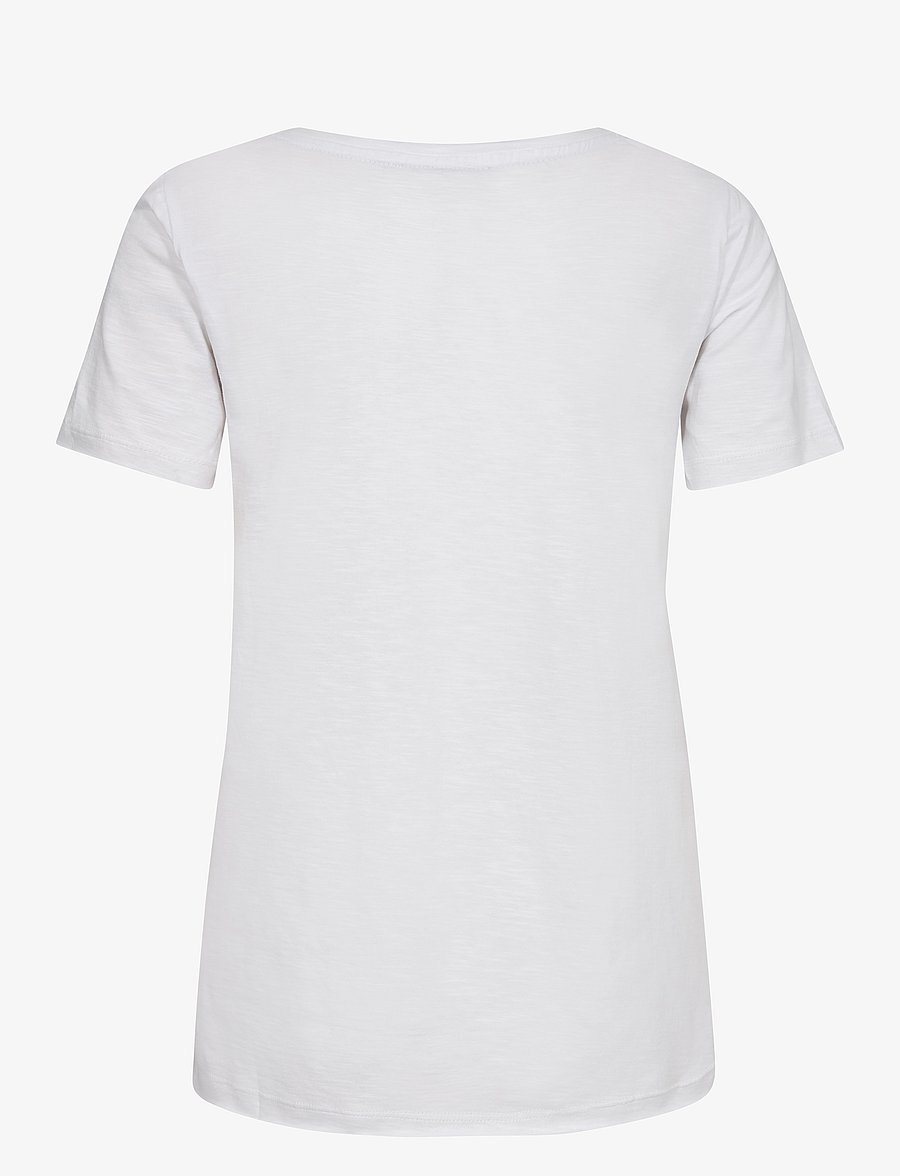 MOS MOSH - MMGethi Deco Tee - t-shirts - white - 1