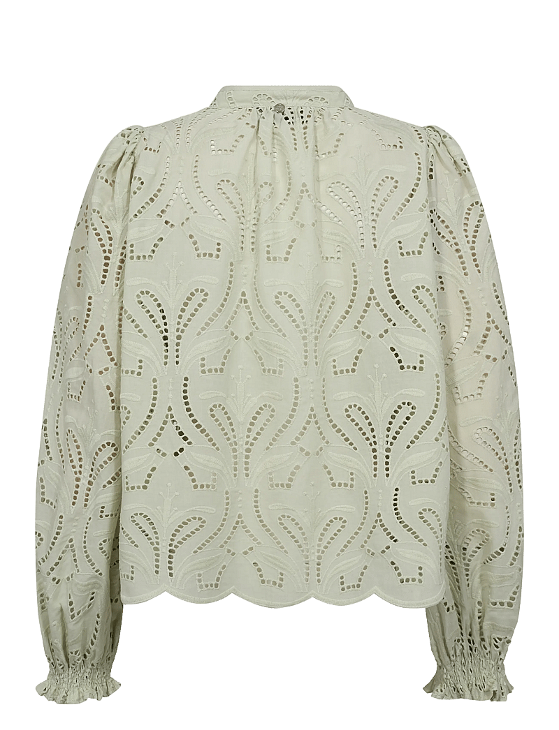 MOS MOSH - MMTazzin Caza Blouse - long sleeved blouses - celadon tint - 2