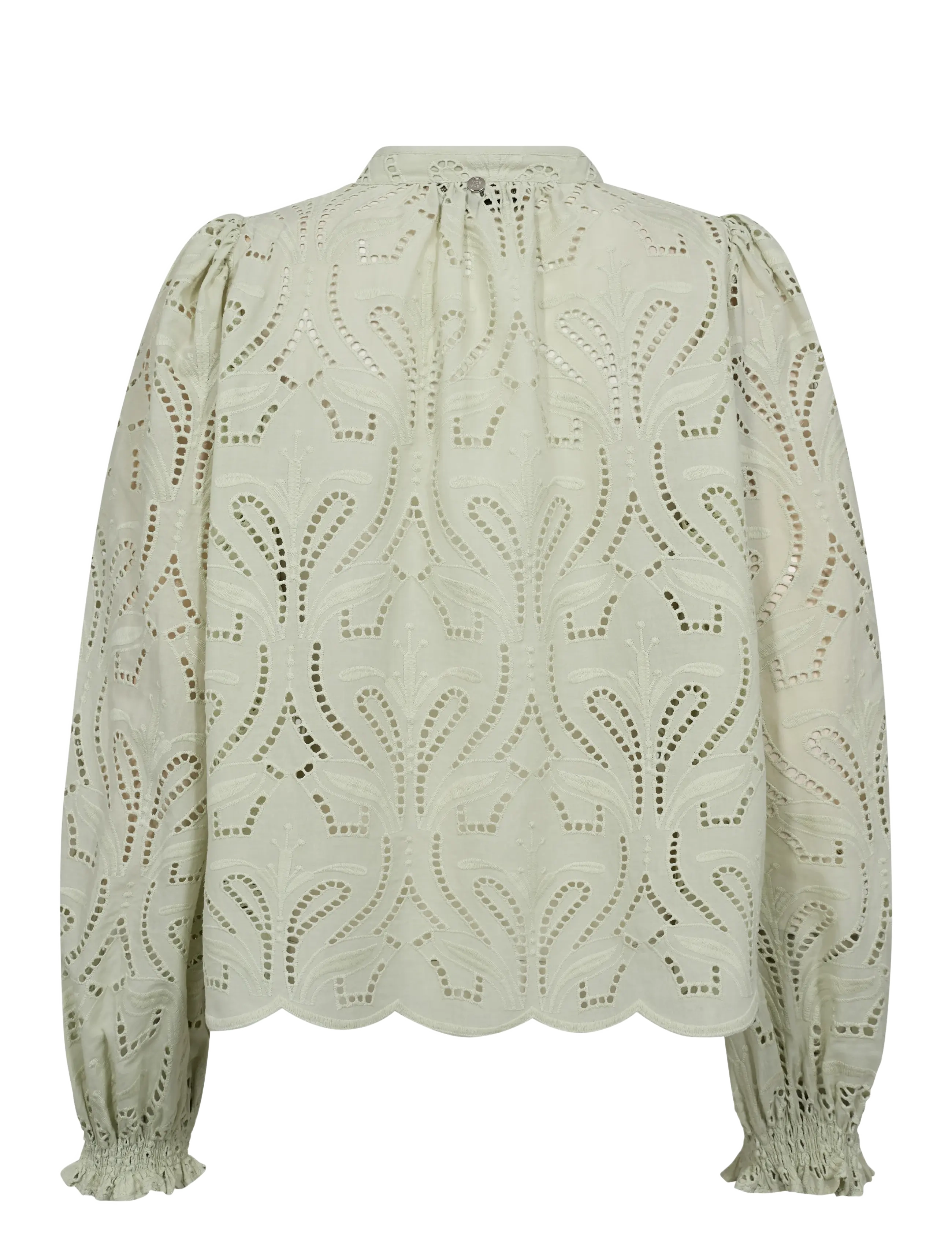 MOS MOSH - MMTazzin Caza Blouse - langerma blússur - celadon tint - 2