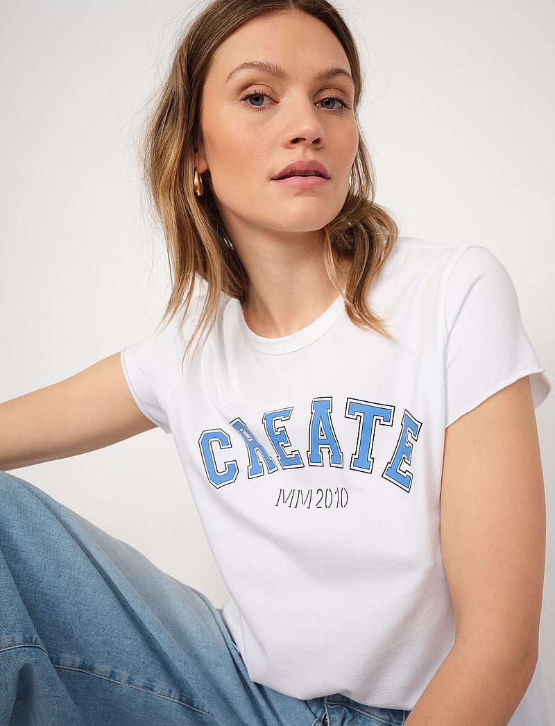 MOS MOSH - MMCelli O-SS Tee - t-shirts - regatta - 0