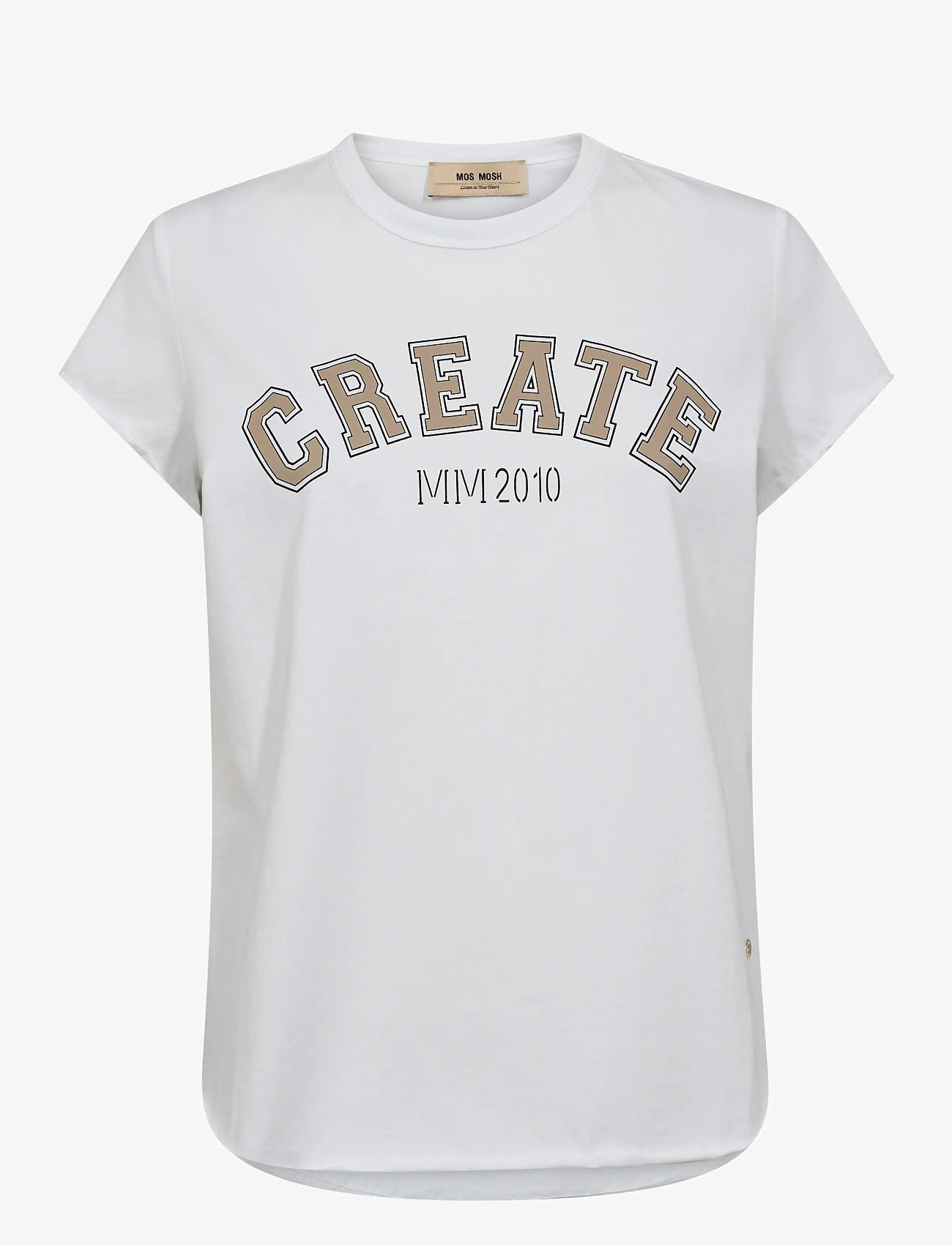 MOS MOSH - MMCelli O-SS Tee - laveste priser - savannah tan - 0