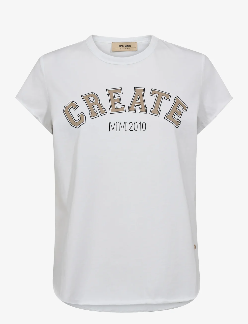 MOS MOSH - MMCelli O-SS Tee - t-krekli - savannah tan - 0