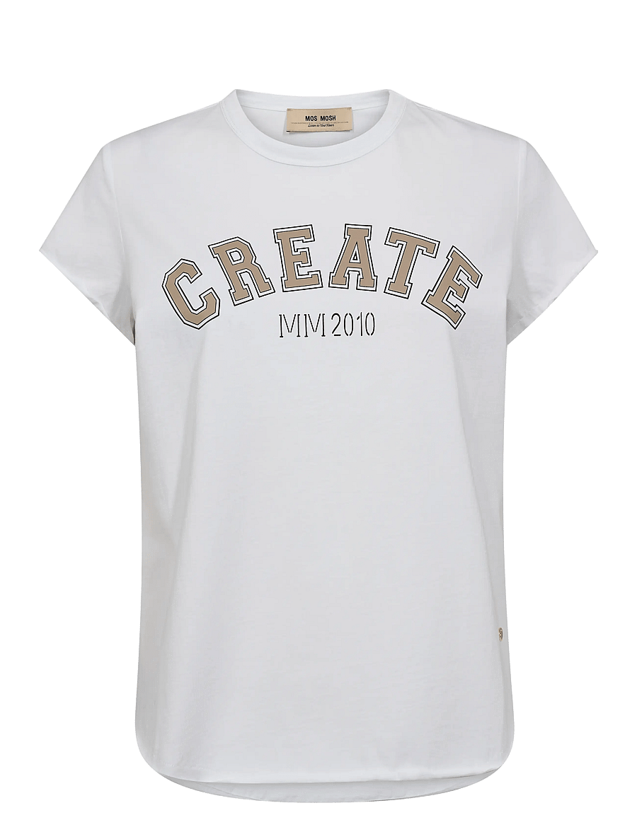MOS MOSH - MMCelli O-SS Tee - savannah tan - 0