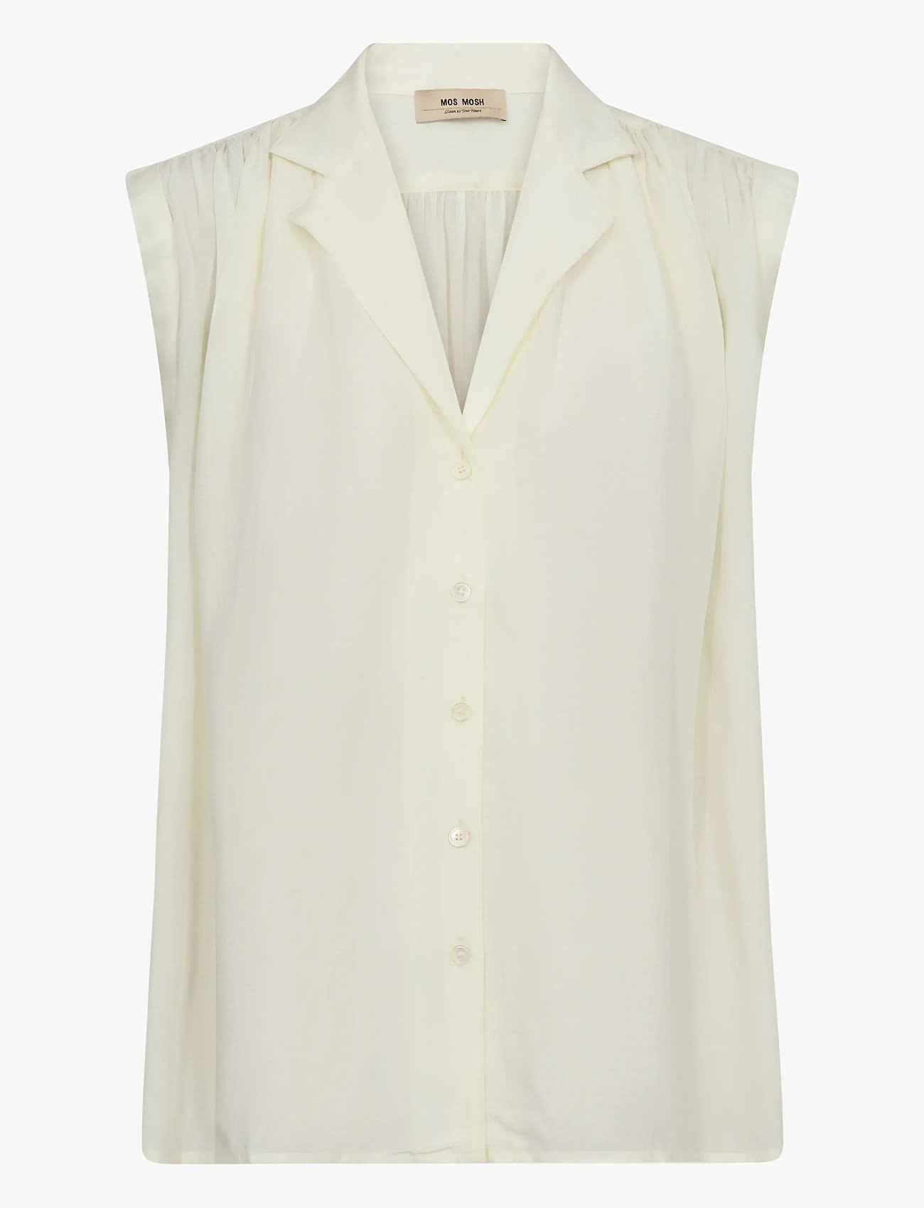 MOS MOSH - MMZuno SL Blouse - Ärmlösa blusar - lemon icing - 0