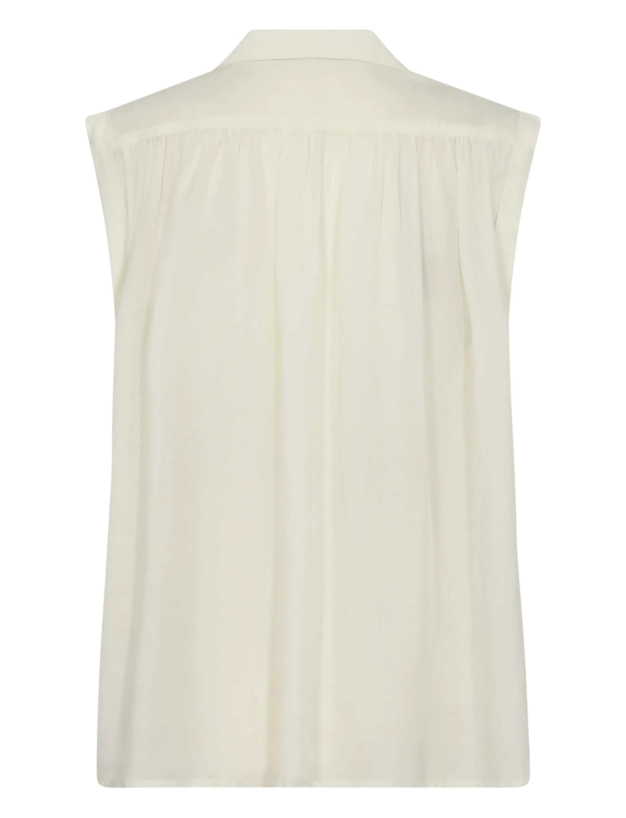 MOS MOSH - MMZuno SL Blouse - Ärmellose blusen - lemon icing - 1