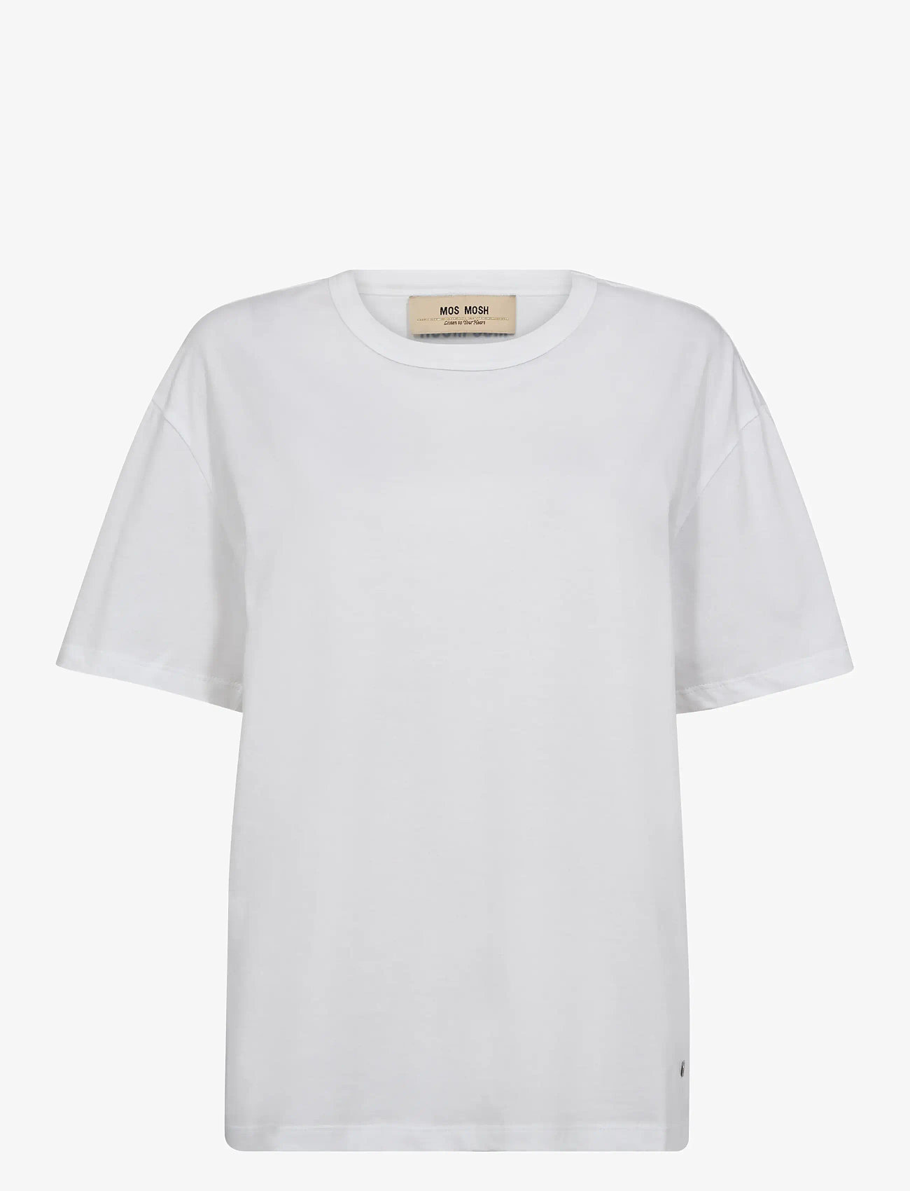 MOS MOSH - MMEndre O-SS Tee - t-shirts - white - 1