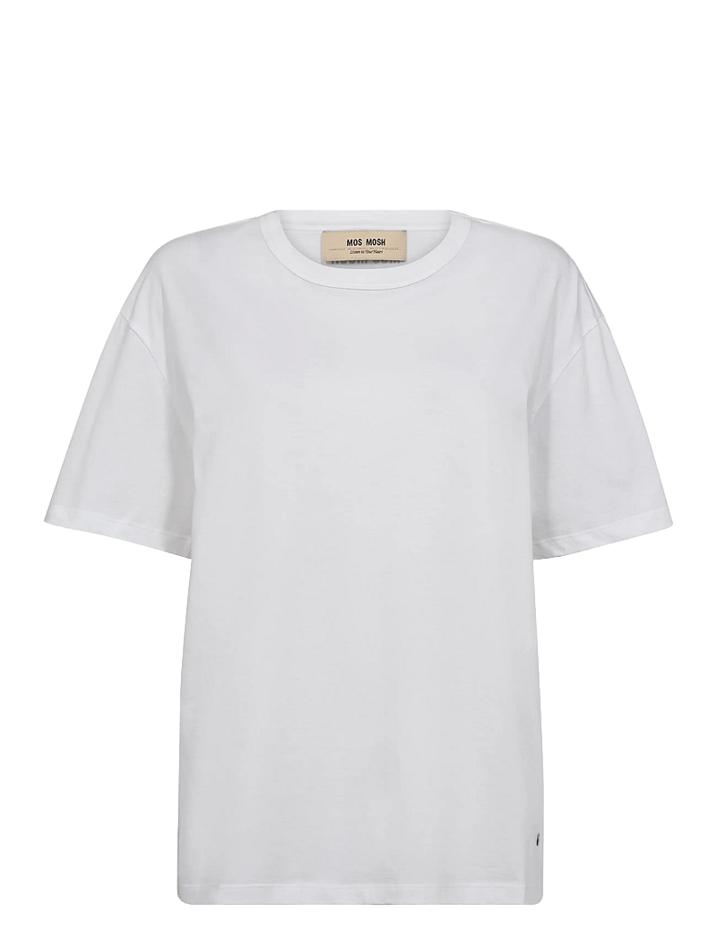MOS MOSH - MMEndre O-SS Tee - t-shirts - white - 1