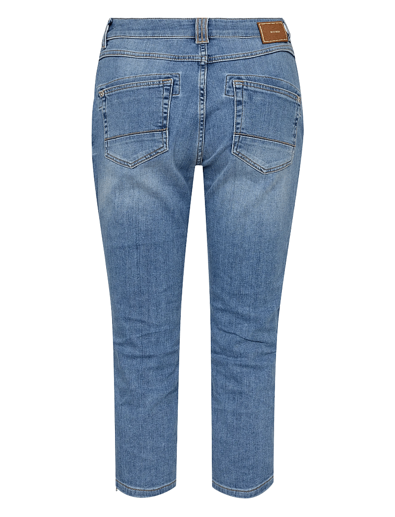 MOS MOSH - MMNaomi Olympos Jeans - sirge säärega teksad - mid blue - 1
