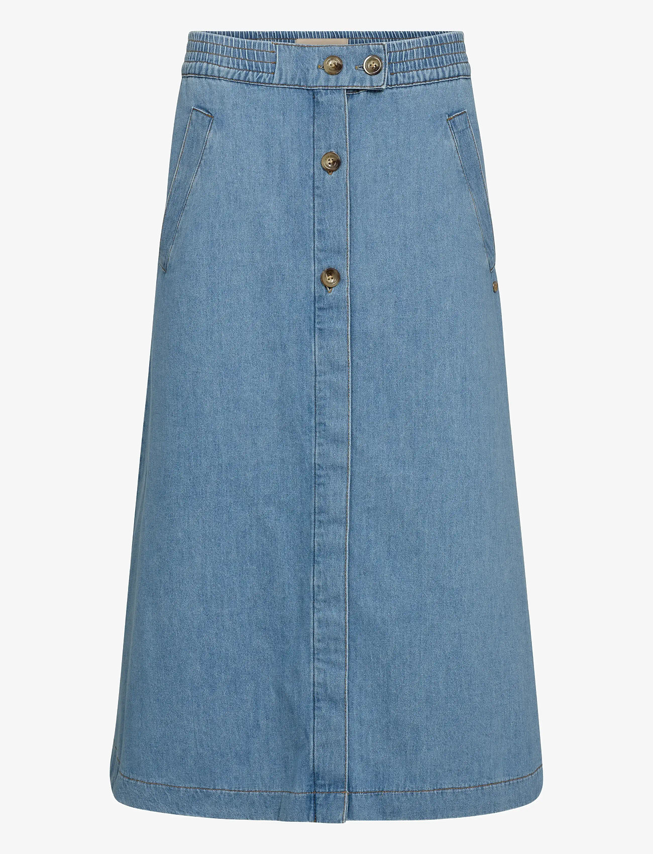 MOS MOSH - MMMarti Denim Skirt - spódnice dżinsowe - light blue - 0
