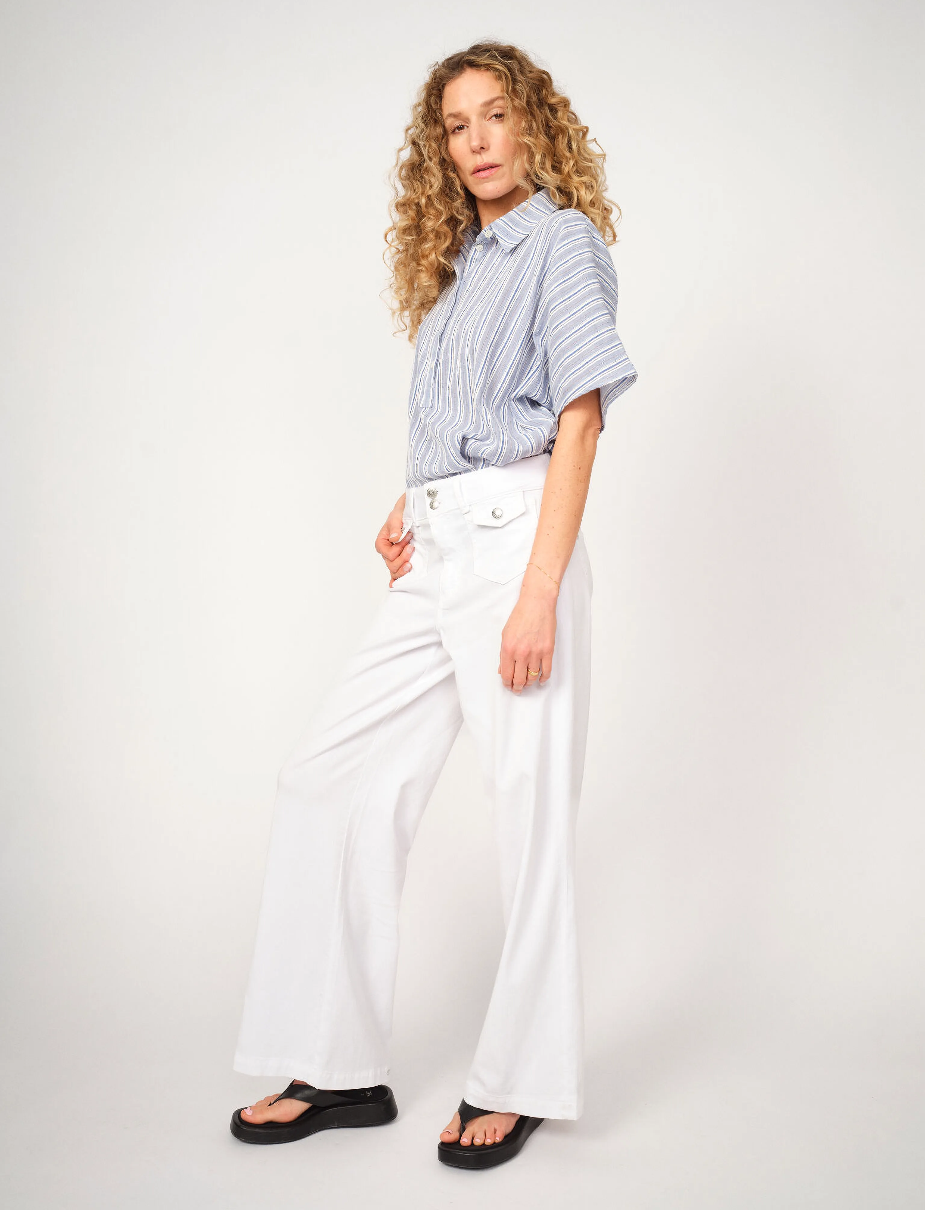 MOS MOSH MMColette Bianco Jeans - Jeans - WHITE / white