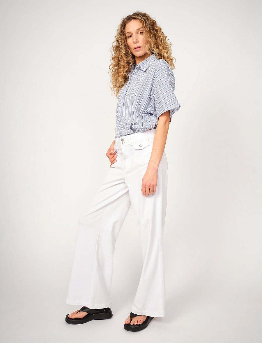 MOS MOSH - MMColette Bianco Jeans - schlaghosen - white - 0