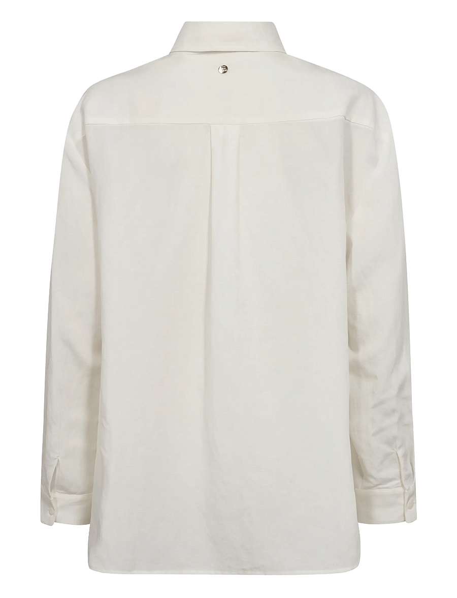 MOS MOSH - MMJova Alexis Shirt - langärmlige hemden - ecru - 1
